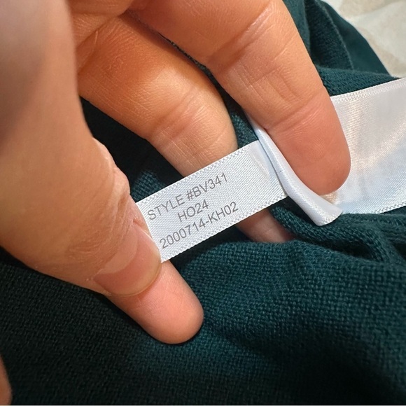 J crew Cotton ruffleneck sweater - Picture 3 of 3